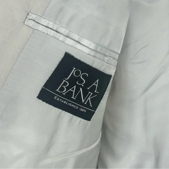 NWT JOSEPH A. BANK Sand Suit 40R Jacket/34W Pants Cotton Blend Preppy Classic